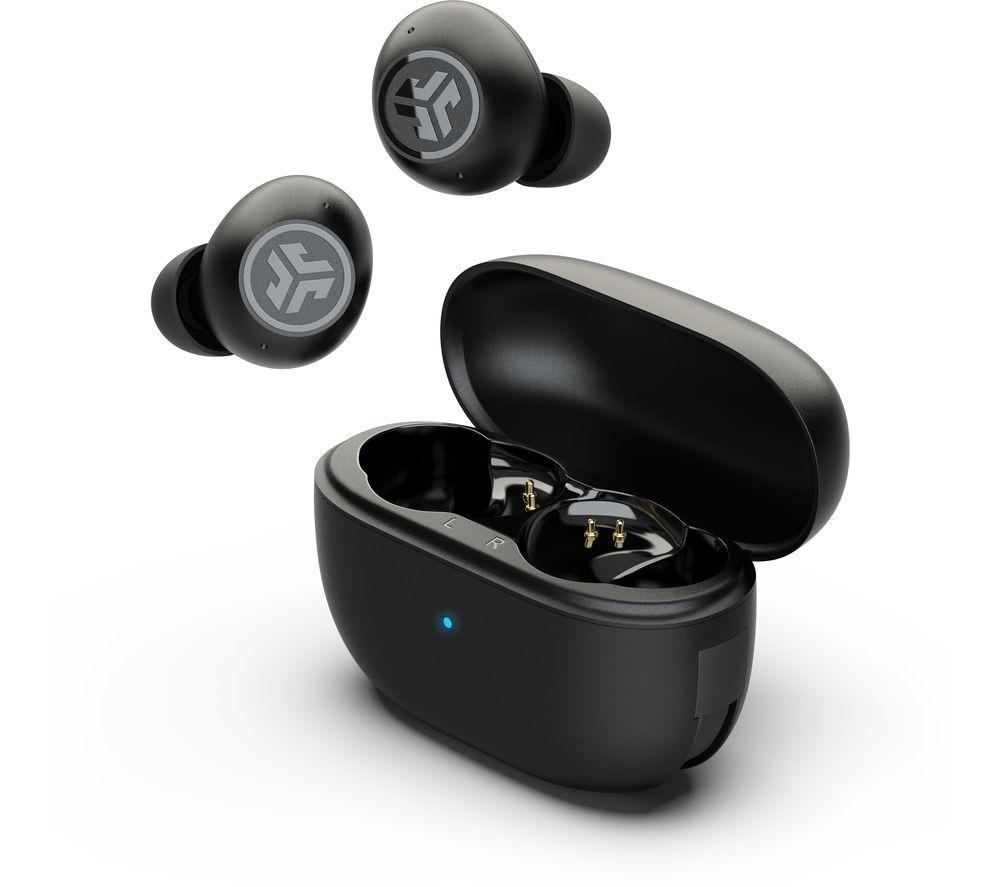 JLAB Go Pop ANC Wireless Bluetooth Noise-Cancelling Earbuds - Black image number 2 of 10
