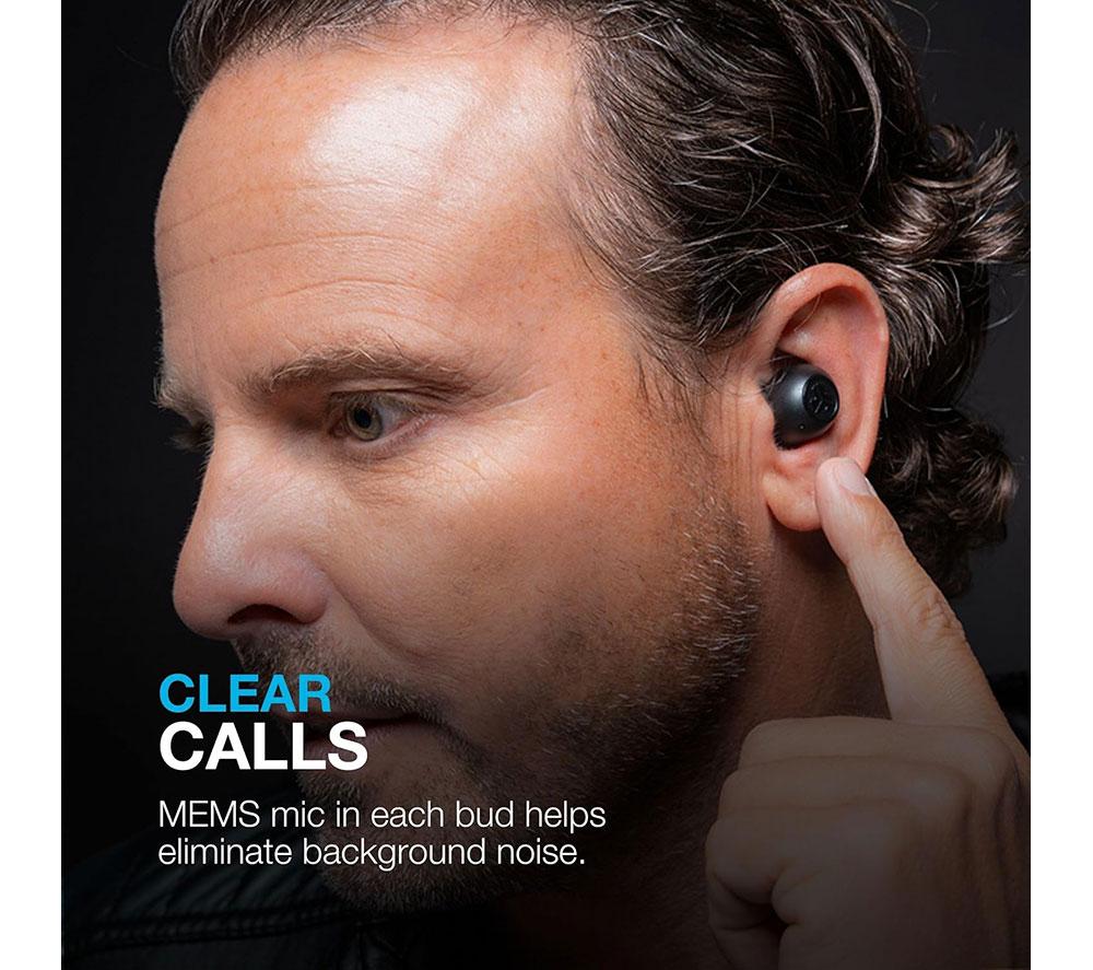 JLAB Go Pop ANC Wireless Bluetooth Noise-Cancelling Earbuds - Black image number 9 of 10