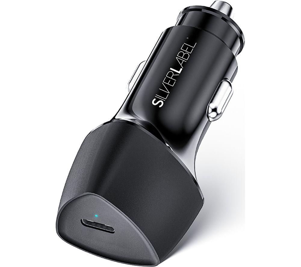 SILVERLABEL Dual PD 25 W USB Car Charger - Black image number 3 of 9