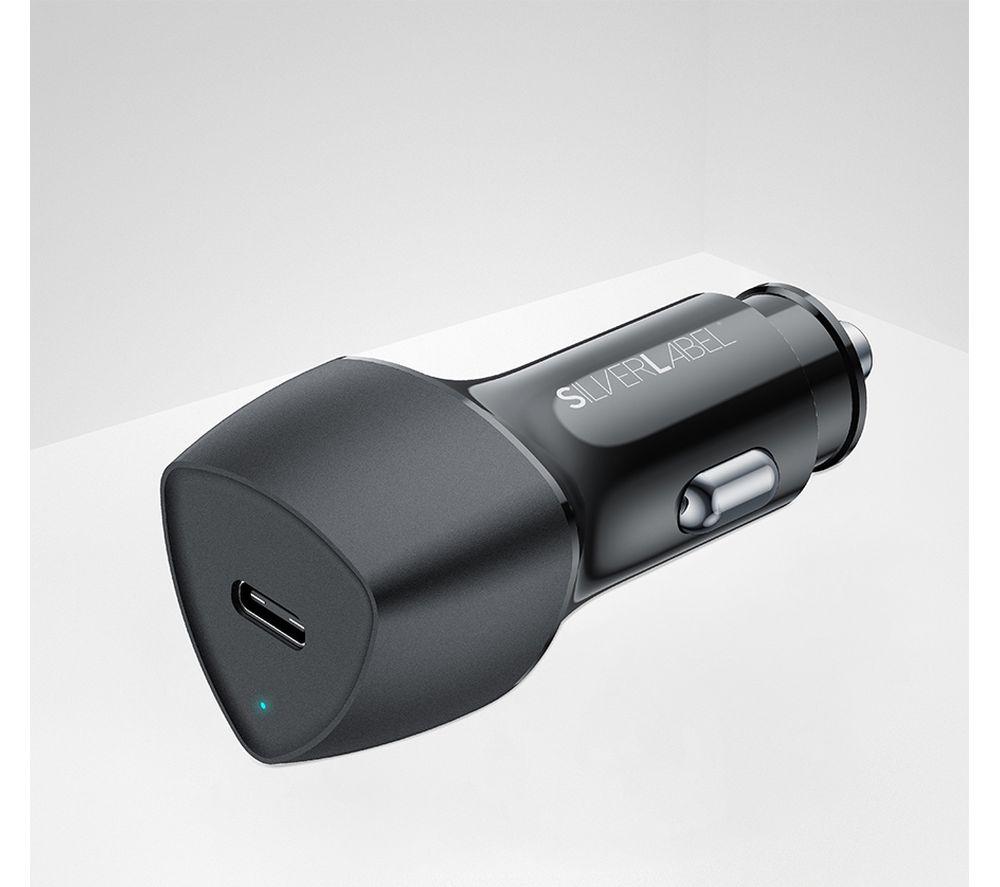 SILVERLABEL Dual PD 25 W USB Car Charger - Black image number 5 of 9