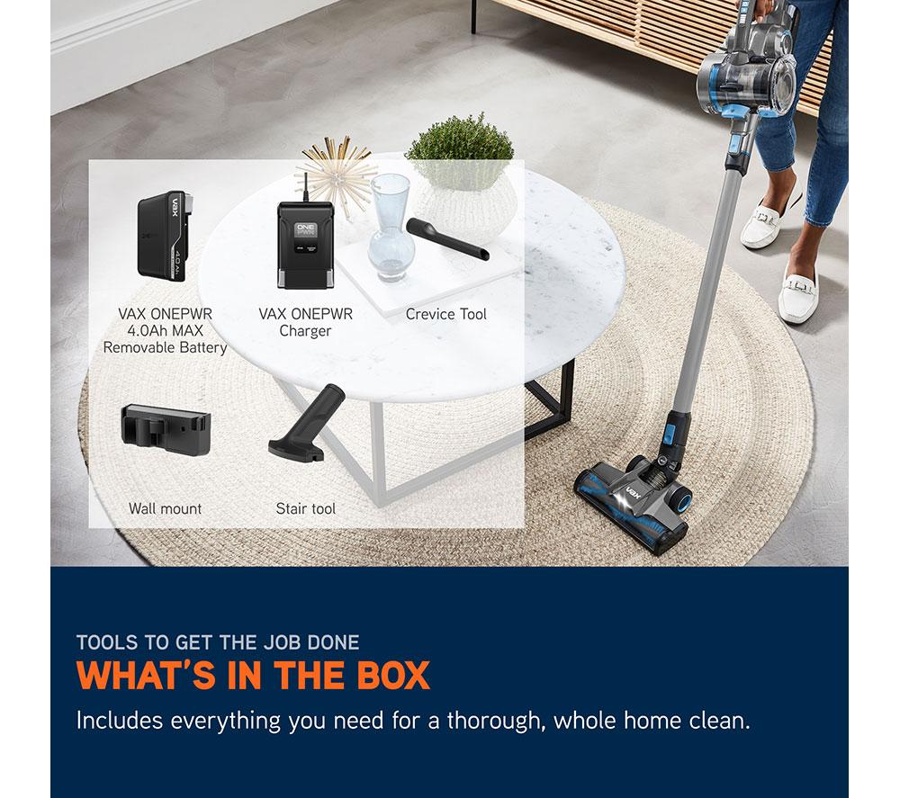 VAX Blade 4 Classic Plus CLSV-B4CA Cordless Vacuum Cleaner - Graphite & Blue image number 10 of 11