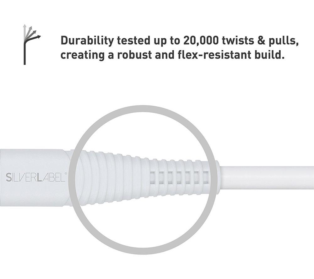 SILVERLABEL 30300SL10 18 W Universal USB-A Charger & Lightning Cable Bundle image number 6 of 13