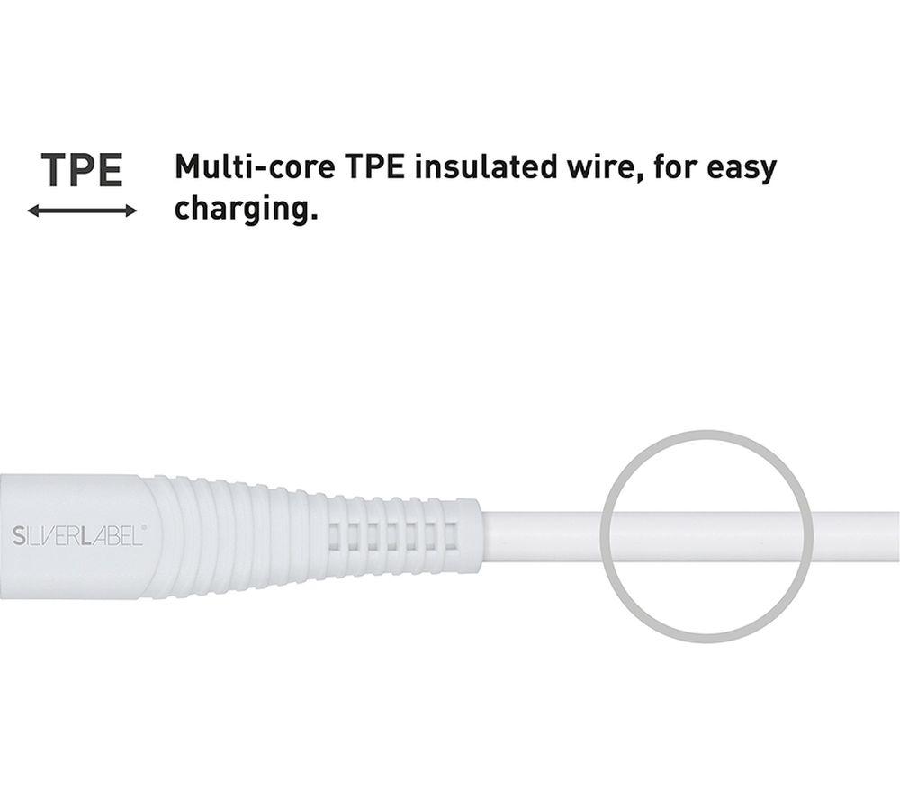 SILVERLABEL 30300SL10 18 W Universal USB-A Charger & Lightning Cable Bundle image number 7 of 13
