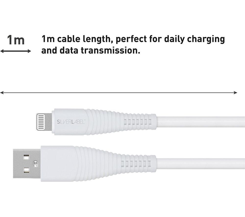 SILVERLABEL 30300SL10 18 W Universal USB-A Charger & Lightning Cable Bundle image number 8 of 13