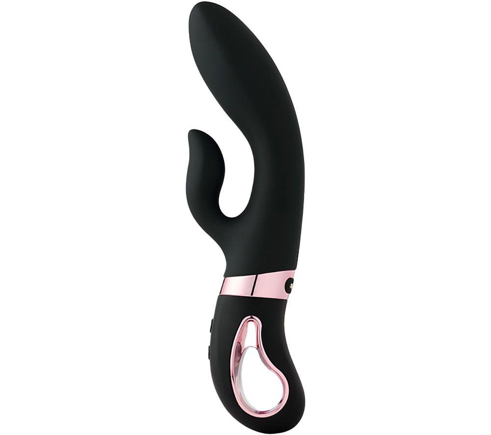 SO DIVINE Black Magic Rabbit Vibrator - Black & Rose Gold