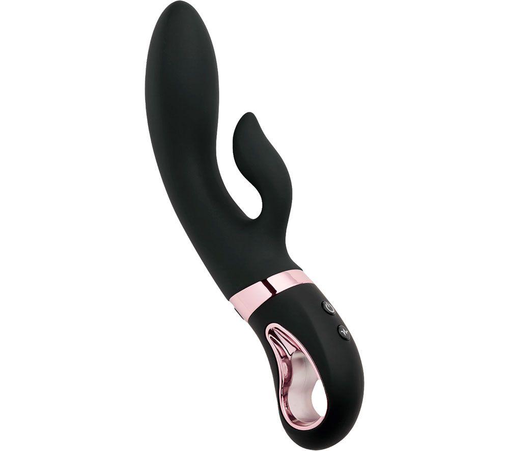 SO DIVINE Black Magic Rabbit Vibrator - Black & Rose Gold image number 4 of 5