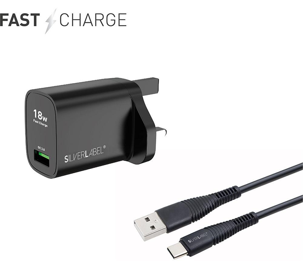 SILVERLABEL 30311SL10 18 W Universal USB Charger & USB Type-C Cable Bundle image number 2 of 13