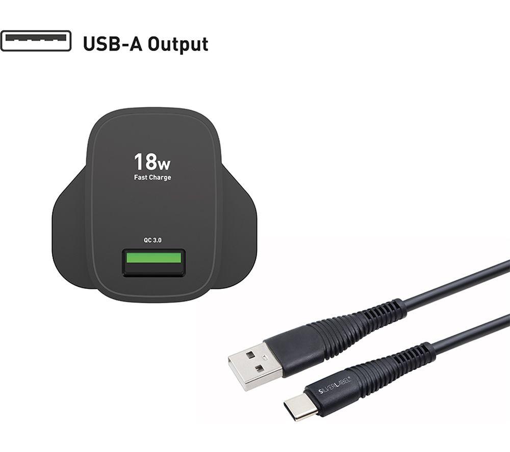SILVERLABEL 30311SL10 18 W Universal USB Charger & USB Type-C Cable Bundle image number 3 of 13