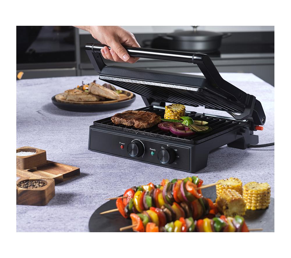 SALTER Kuro Health Grill & Panini Maker - Black image number 9 of 14