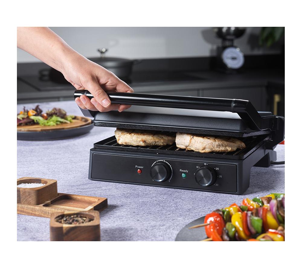 SALTER Kuro Health Grill & Panini Maker - Black image number 10 of 14
