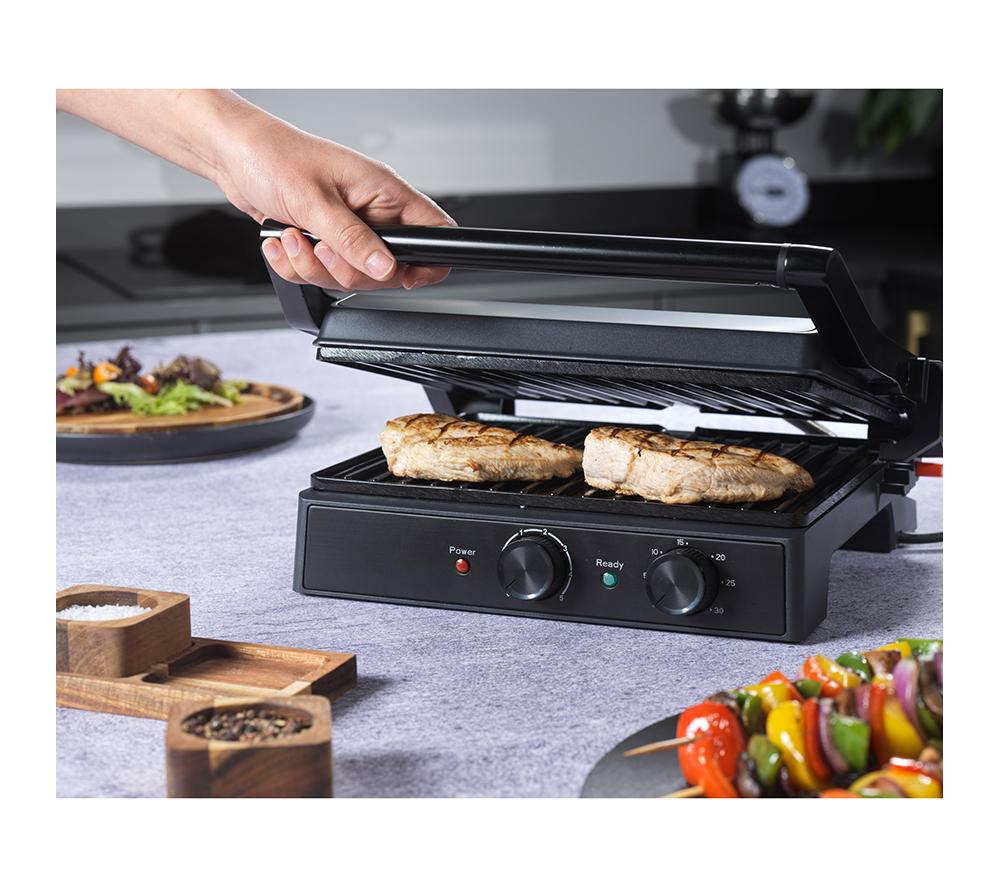 SALTER Kuro Health Grill & Panini Maker - Black image number 11 of 14