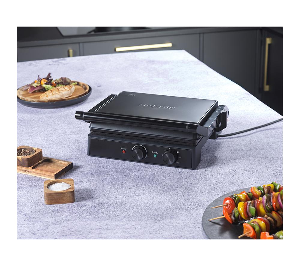 SALTER Kuro Health Grill & Panini Maker - Black image number 13 of 14