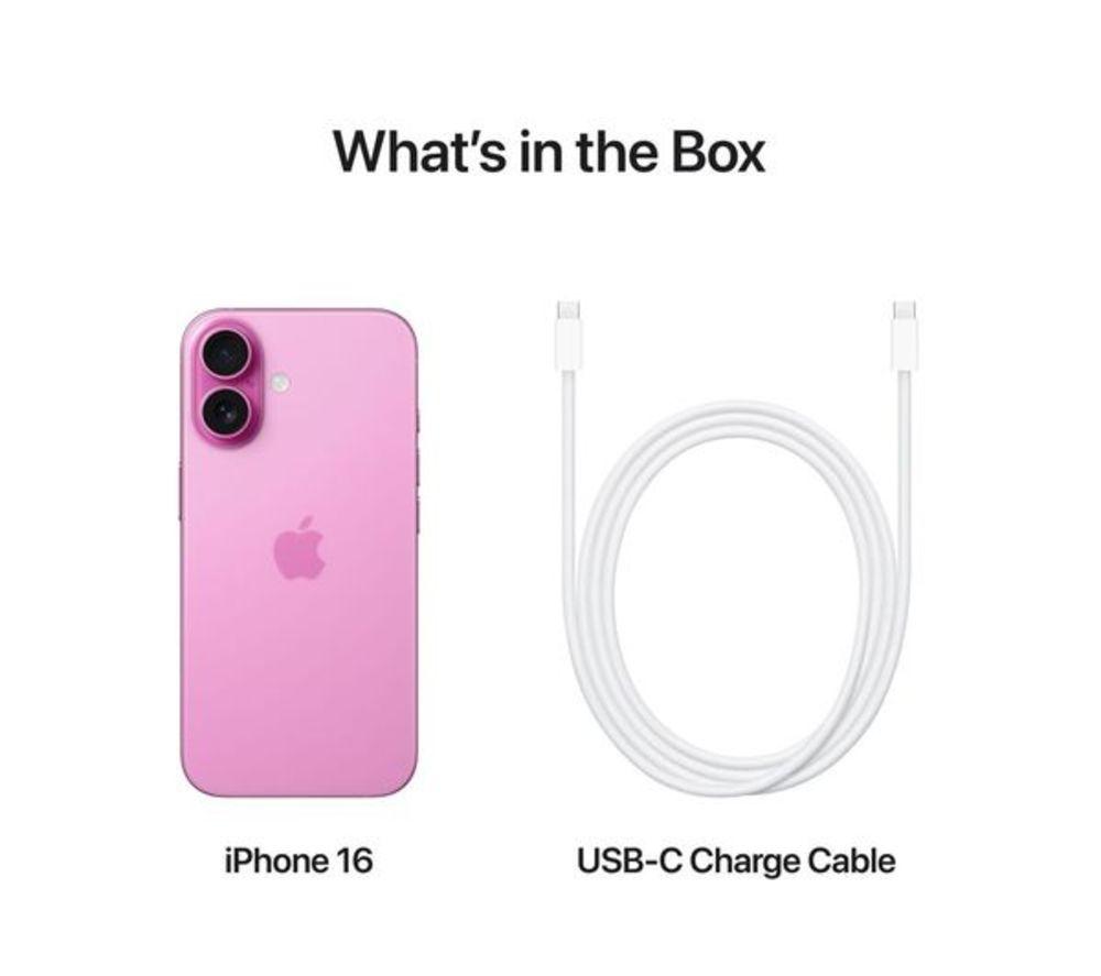 APPLE Refurbished iPhone 16 - 128 GB, Pink (Excellent Condition) image number 9 of 10