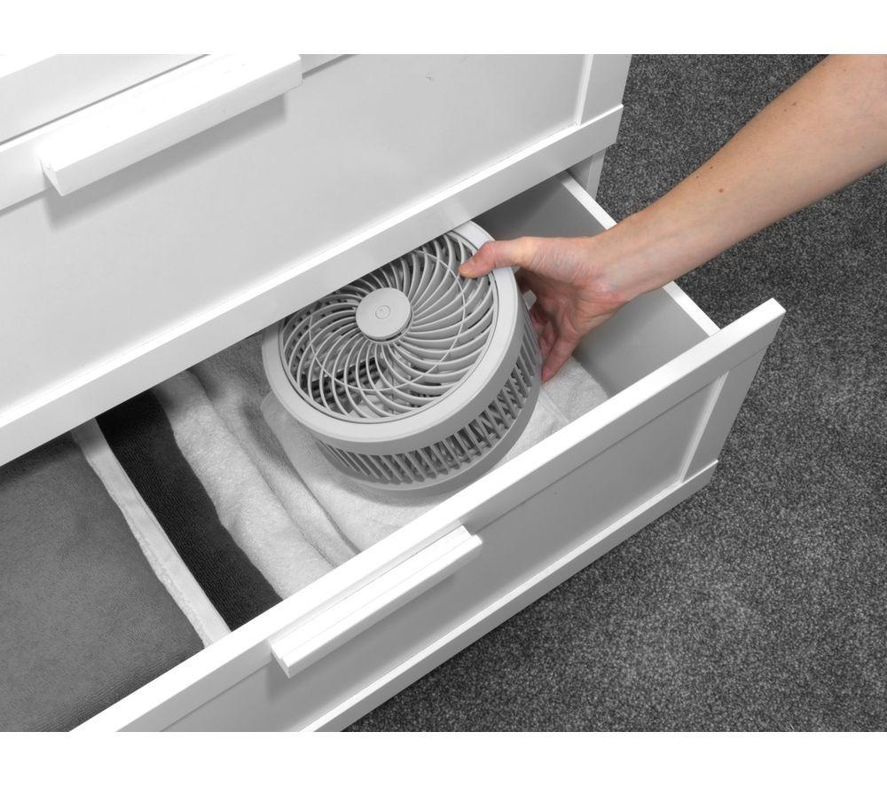BELDRAY 3-in-1 LED Cordless Fan - Grey image number 4 of 6