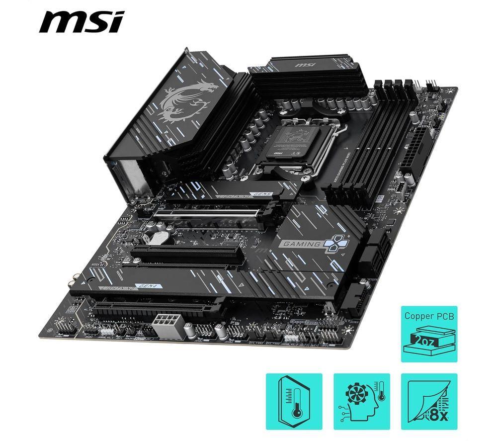 MSI X870 GAMING PLUS WIFI AM5 Motherboard image number 2 of 7