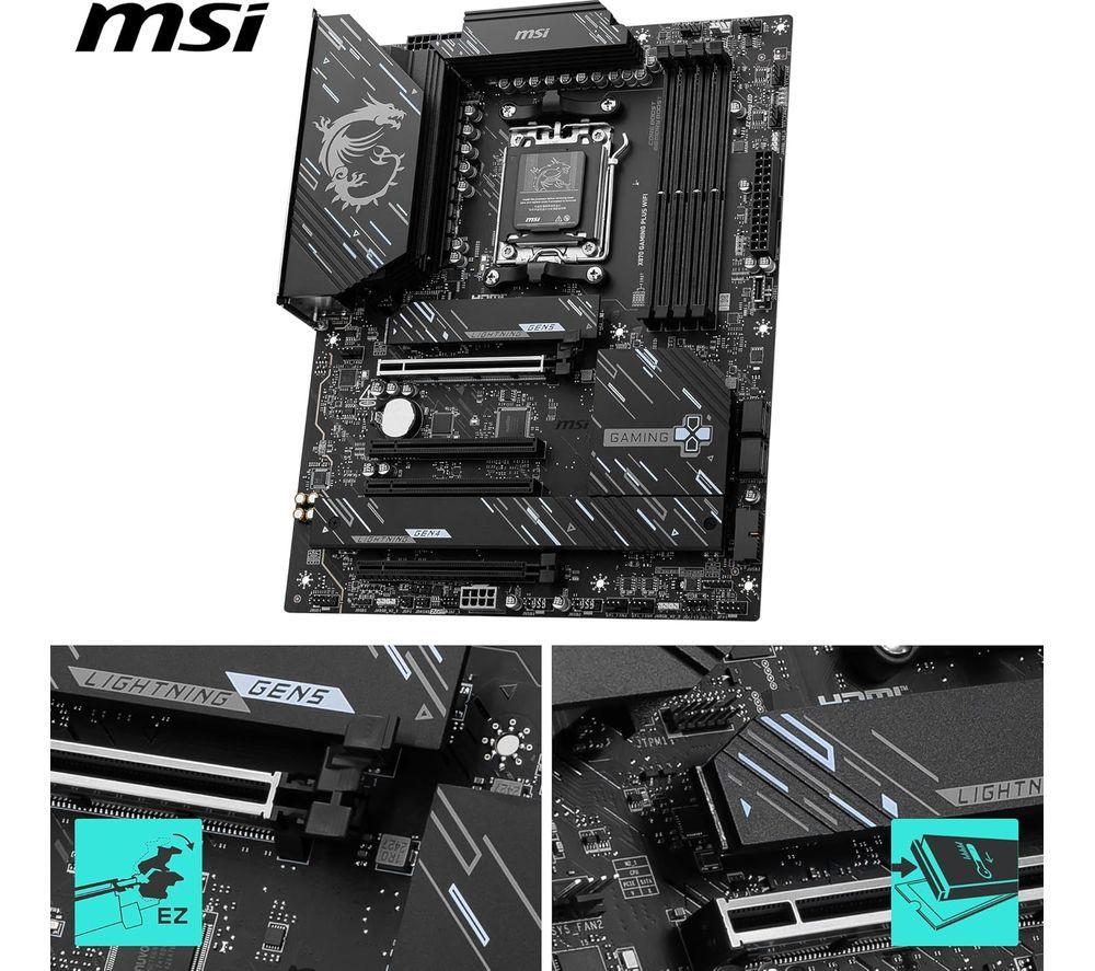 MSI X870 GAMING PLUS WIFI AM5 Motherboard image number 5 of 7