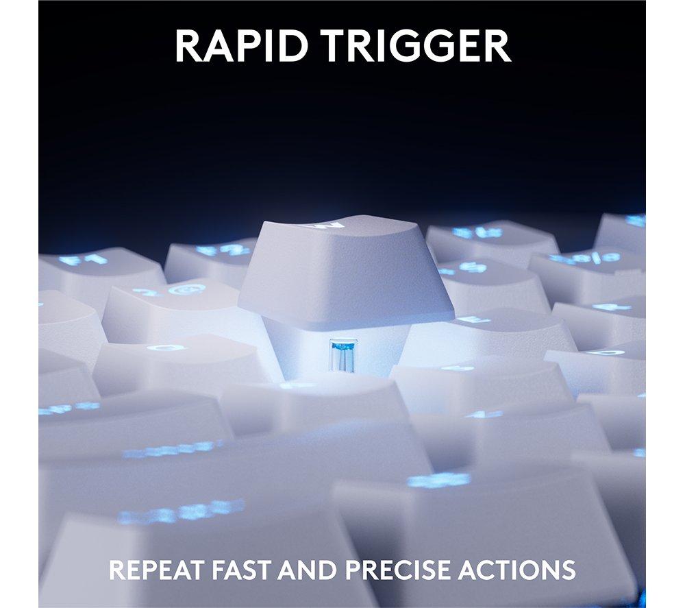 LOGITECH PRO X TKL RAPID Gaming Keyboard - White image number 3 of 10