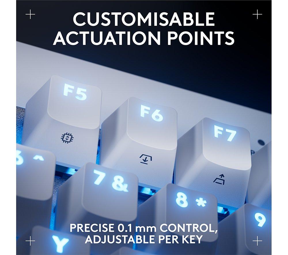 Buy LOGITECH PRO X TKL RAPID Gaming Keyboard - White | Currys