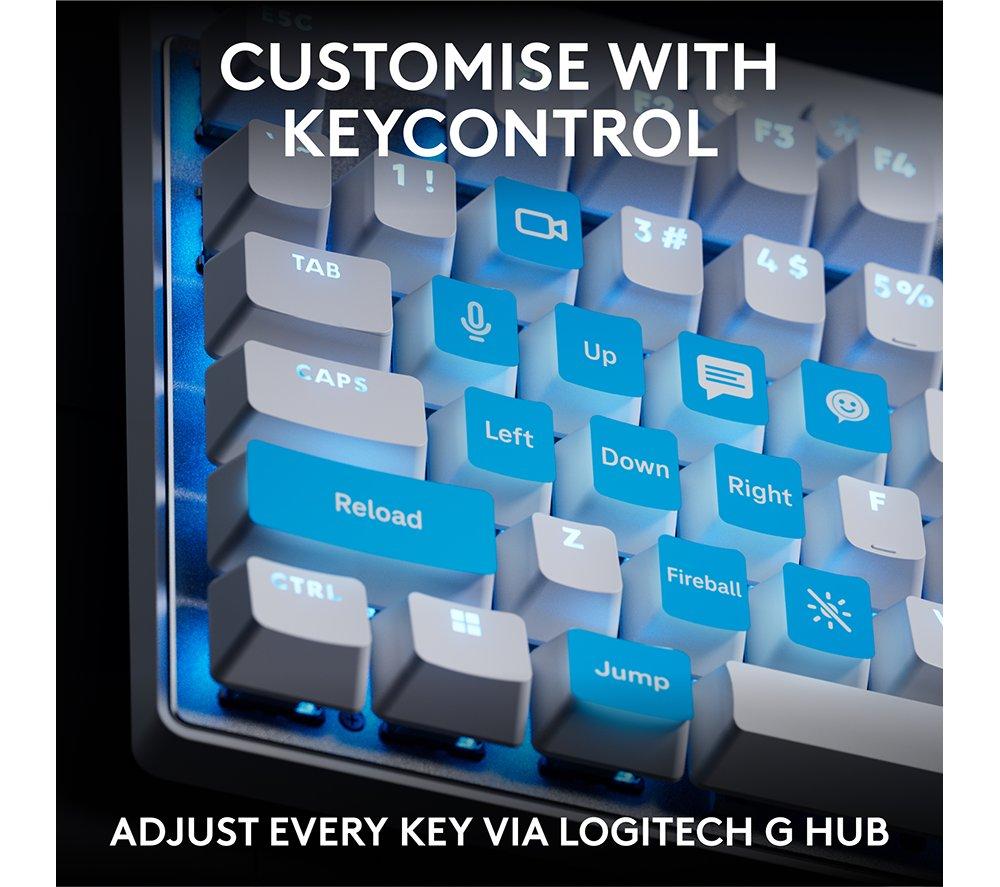 Buy LOGITECH PRO X TKL RAPID Gaming Keyboard - White | Currys