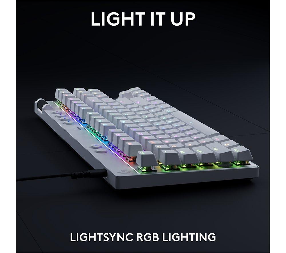 Buy LOGITECH PRO X TKL RAPID Gaming Keyboard - White | Currys