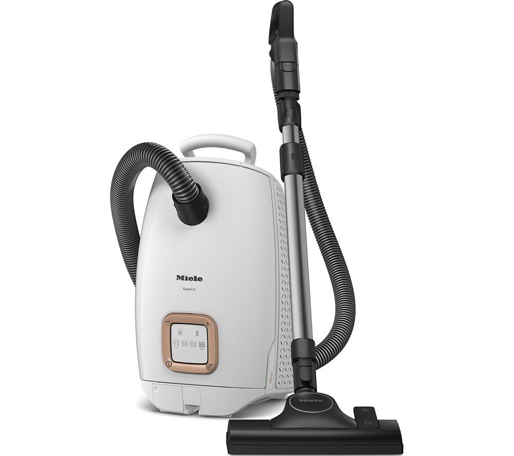 MIELE Guard L1 Allergy Cylinder Bagged Vacuum Cleaner – White, White