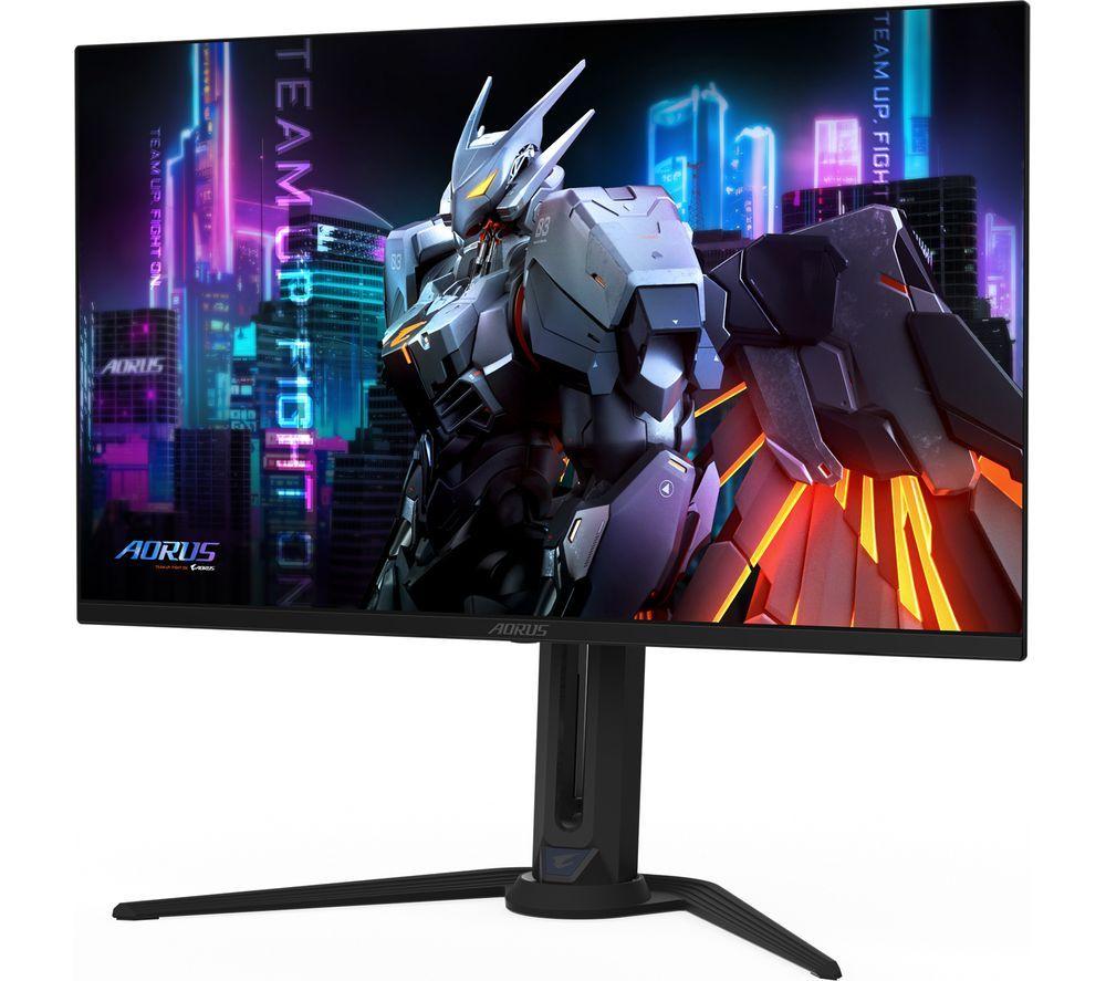 GIGABYTE AORUS FO32U 4K Ultra HD 31.5" QD-OLED Gaming Monitor - Black image number 3 of 6