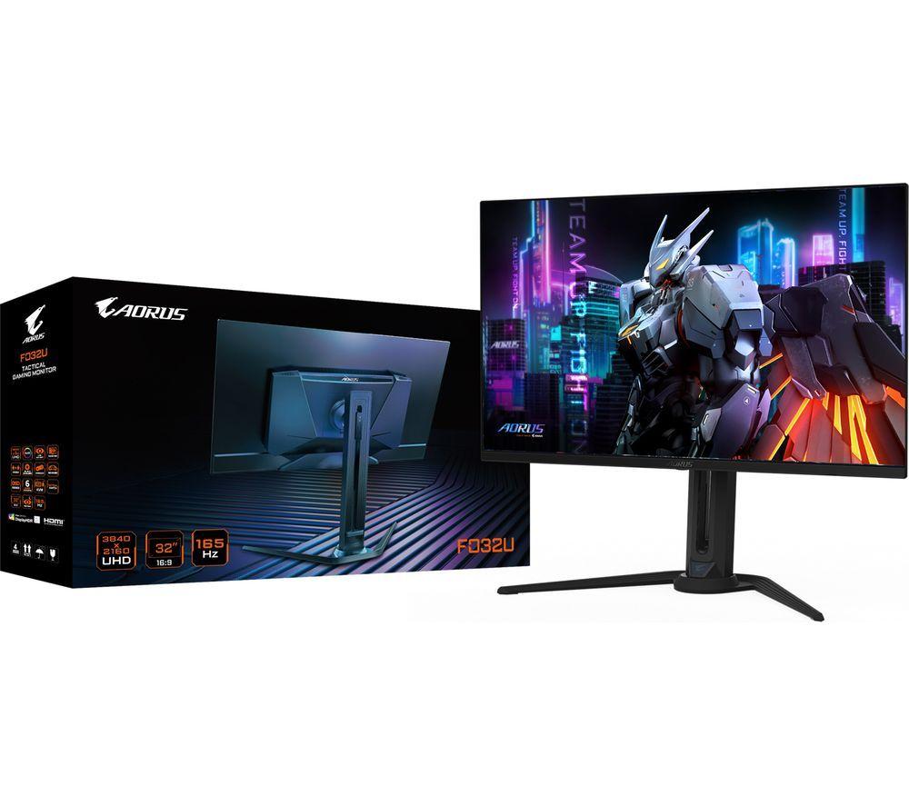 GIGABYTE AORUS FO32U 4K Ultra HD 31.5" QD-OLED Gaming Monitor - Black image number 6 of 6