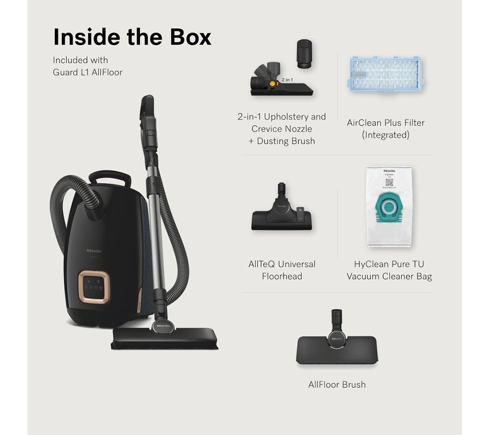 MIELE Guard L1 All Floor Cylinder Bagged Vacuum Cleaner - Black image number 5 of 18