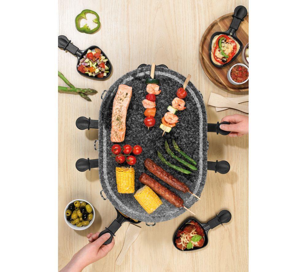 GILES & POSNER Stone Raclette Grill - Black image number 3 of 12