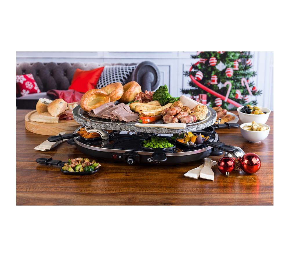 GILES & POSNER Stone Raclette Grill - Black image number 9 of 12