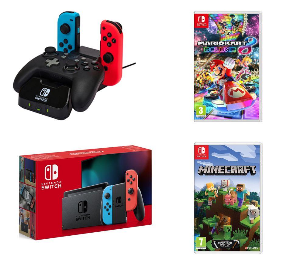 Nintendo Switch Neon Console & Nintendo Switch Sports Bundle