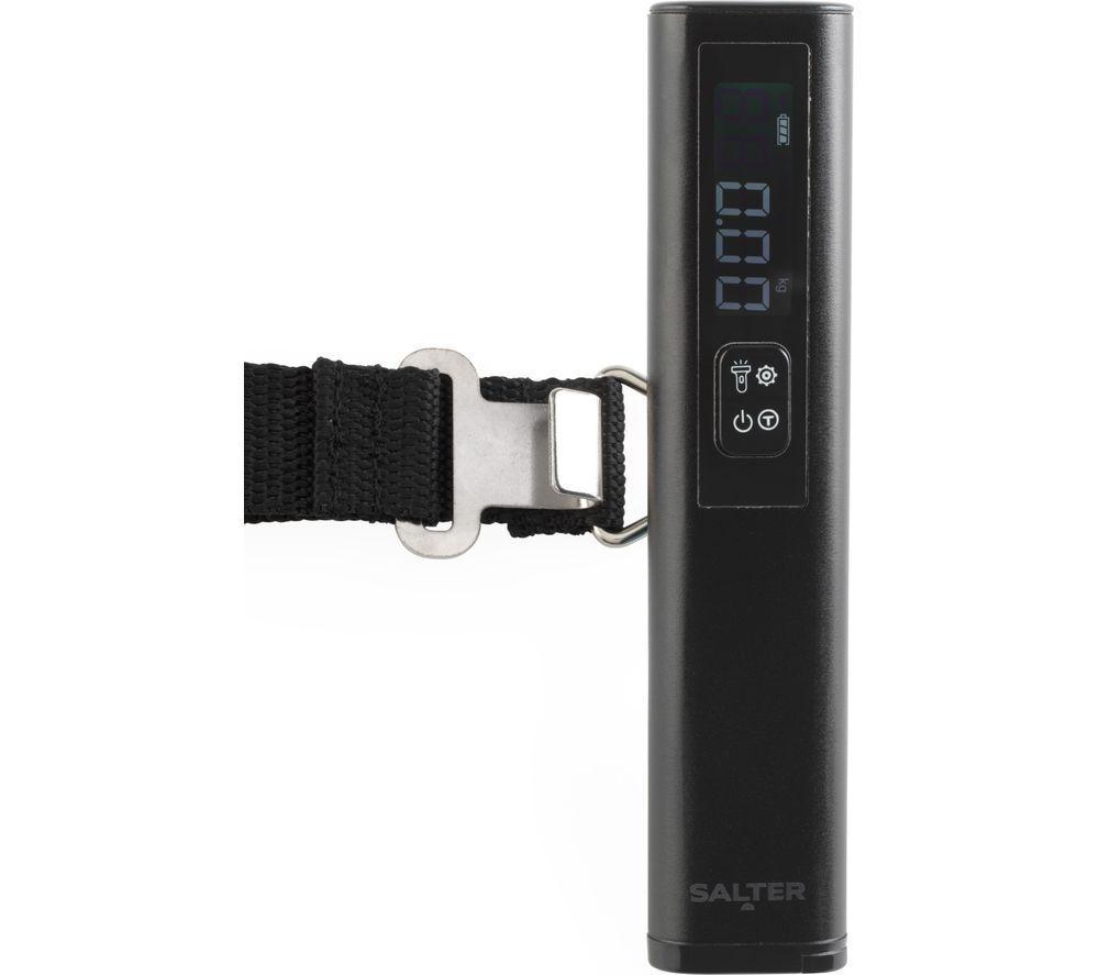 SALTER Digital Luggage Scale with Integrated Torch - Black image number 5 of 9