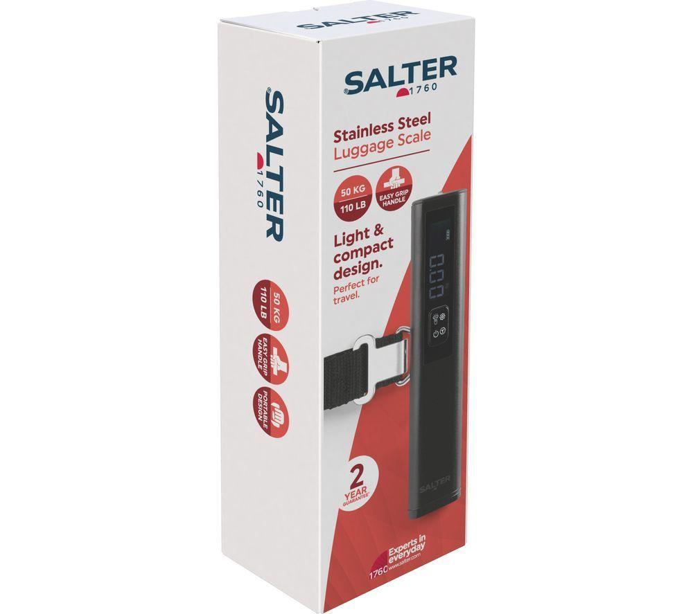 SALTER Digital Luggage Scale with Integrated Torch - Black image number 8 of 9