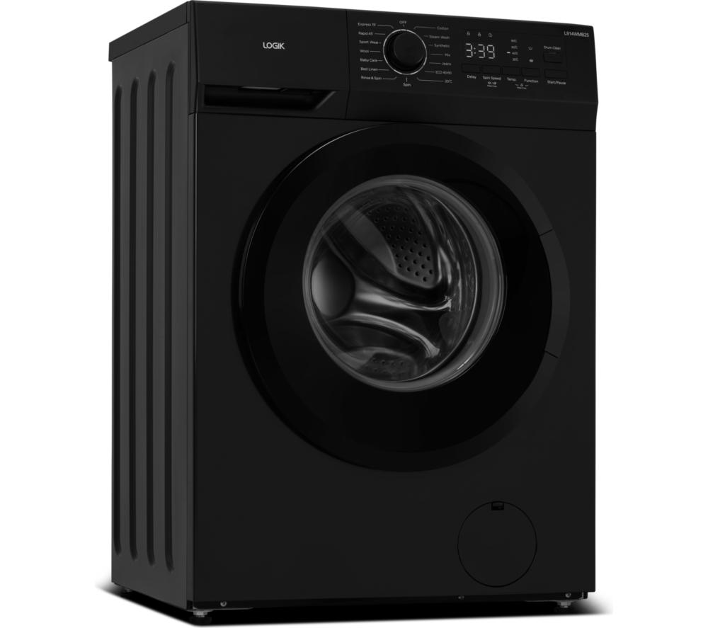 LOGIK L914WMB25 9 kg 1400 Spin Washing Machine - Black image number 3 of 9