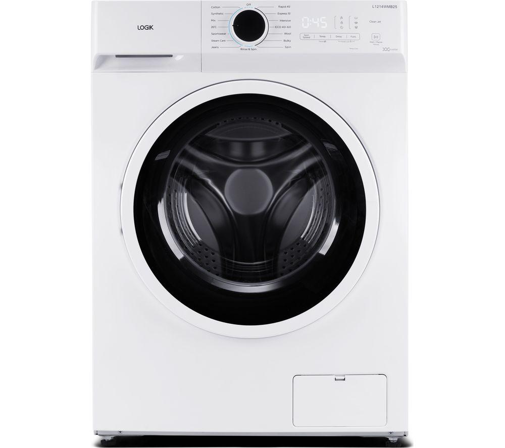 LOGIK L1214WMB25 12 kg 1400 Spin Washing Machine - White