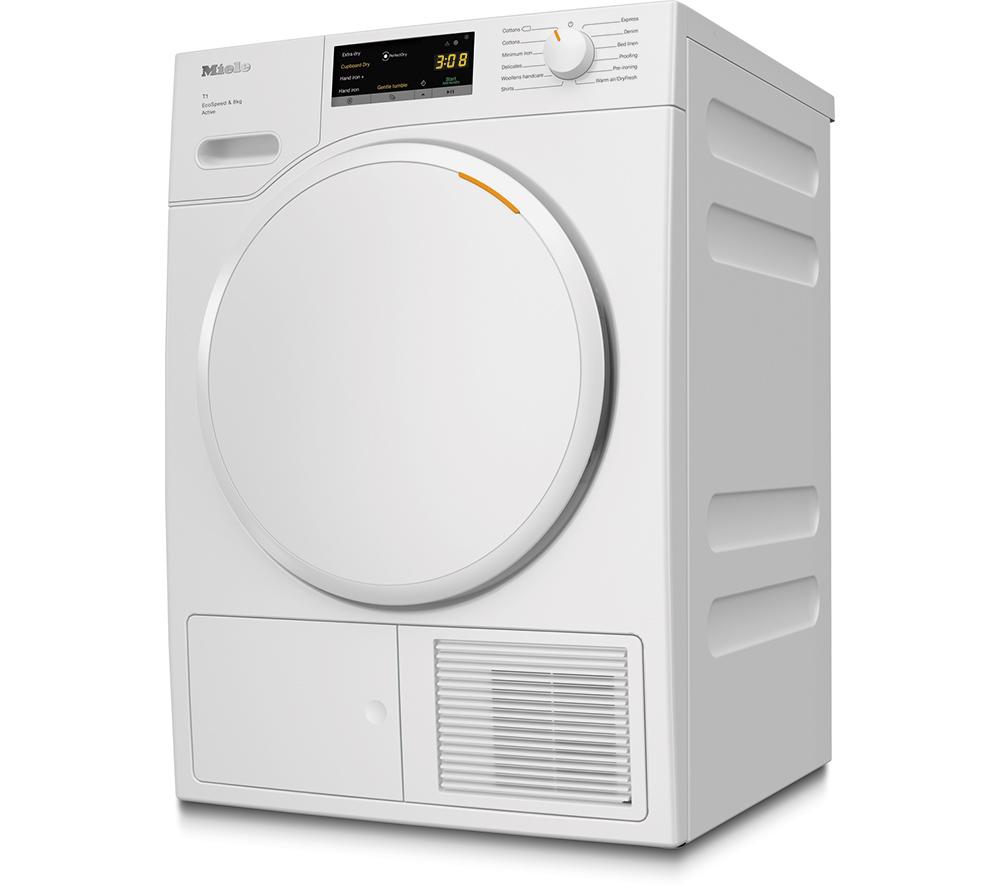 MIELE Active T1 TWA520WP 8 kg Heat Pump Tumble Dryer - White image number 2 of 18
