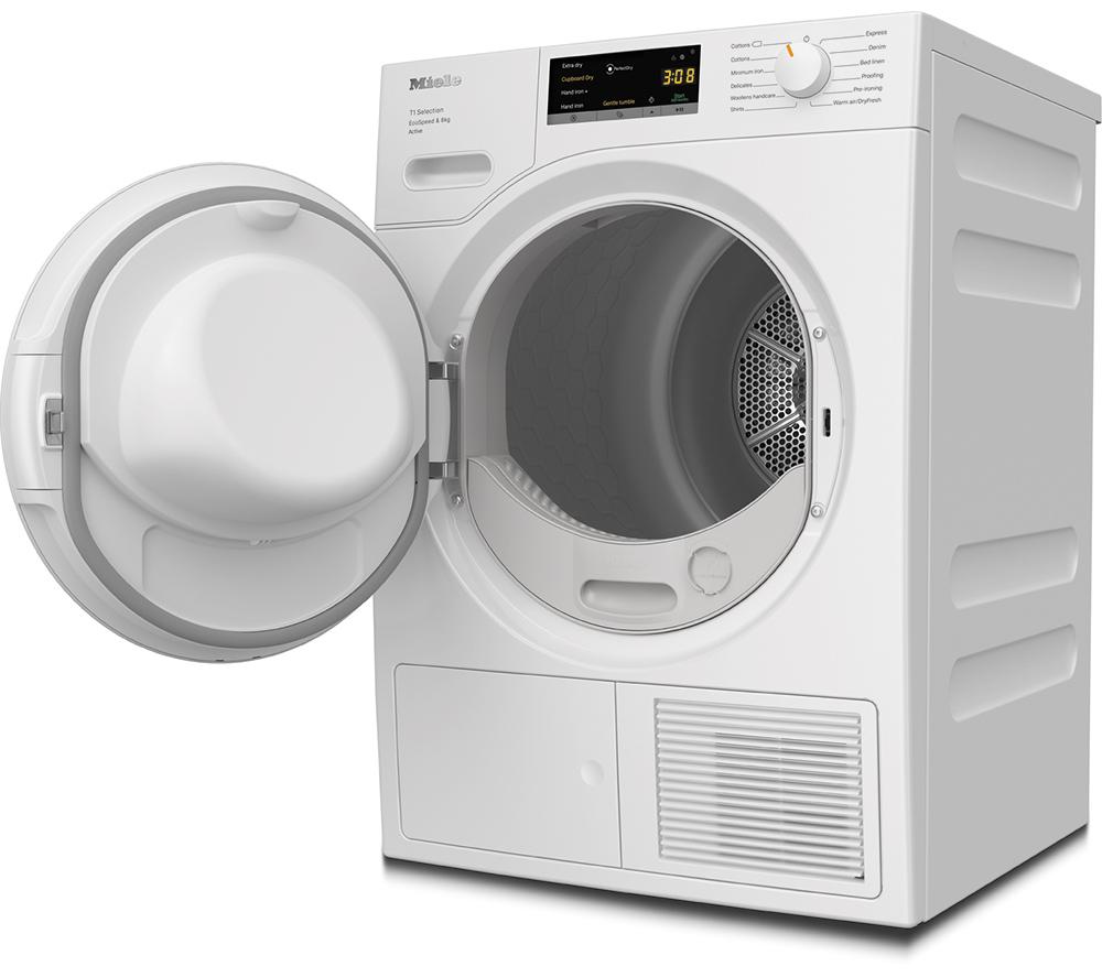 MIELE Active T1 TWA520WP 8 kg Heat Pump Tumble Dryer - White image number 3 of 18