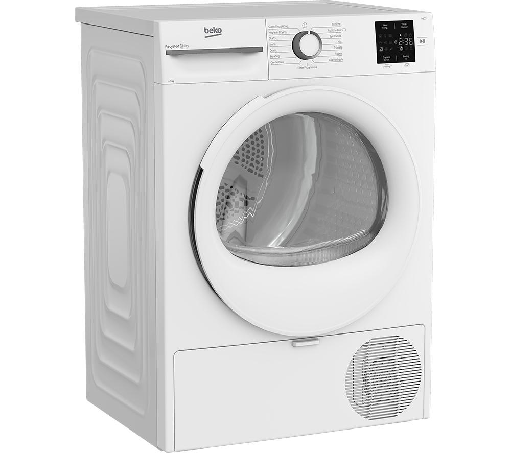 BEKO Pro BM3T3922W 9 kg Heat Pump Tumble Dryer - White image number 2 of 6