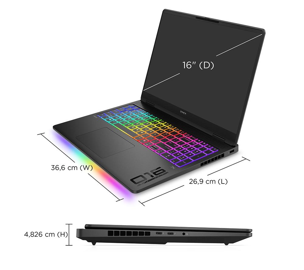 HP OMEN MAX 16-ah0500na 16" Gaming Laptop - Intel&reg; Core&trade; Ultra 9, RTX 5080, 1 TB SSD image number 16 of 34