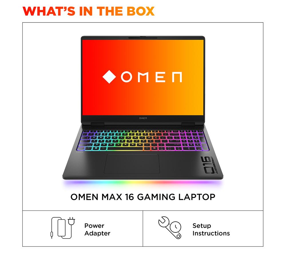 HP OMEN MAX 16-ah0500na 16" Gaming Laptop - Intel&reg; Core&trade; Ultra 9, RTX 5080, 1 TB SSD image number 17 of 34