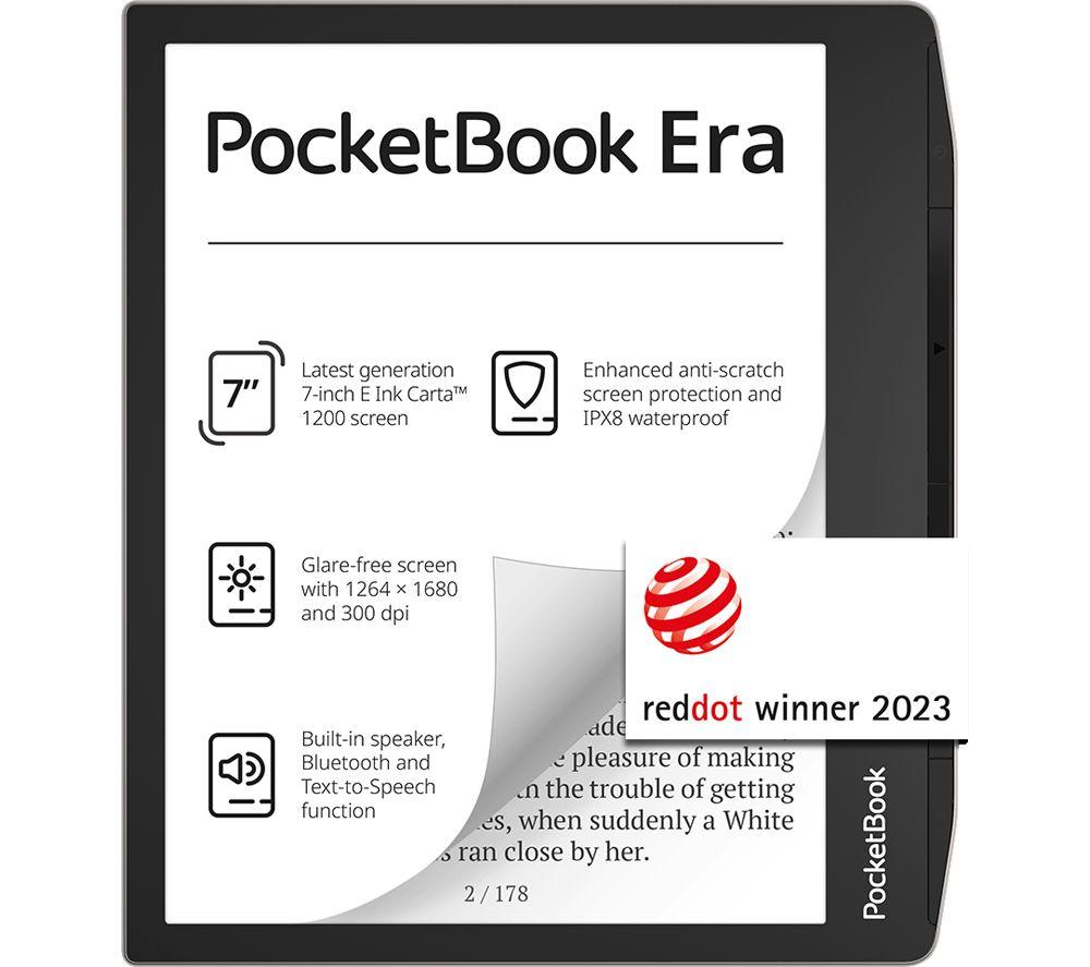Pocketbook Era 7" Ereader - 16 Gb, Silver, Silver/Grey