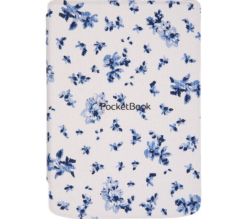 Pocketbook Shell 6" Verse Pro E-Book Folio Case - White & Blue, White,Blue