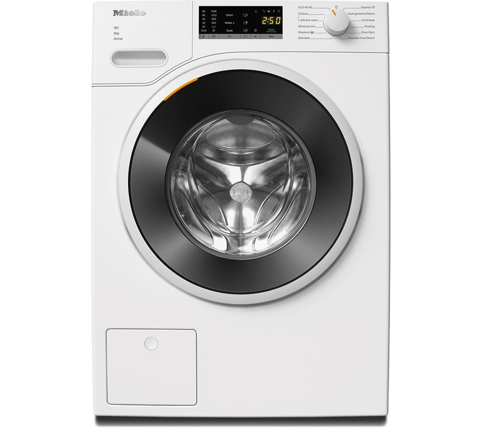 MIELE WWA120 WCS 8 kg 1400 Spin Washing Machine - Lotus White