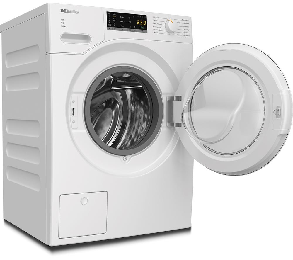 MIELE WWA120 WCS 8 kg 1400 Spin Washing Machine - Lotus White image number 4 of 17