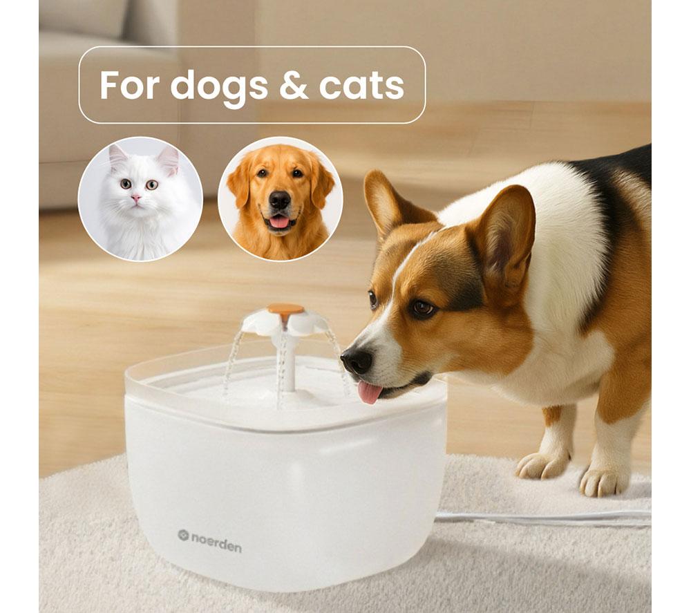 NOERDEN PawQuench Pet Water Fountain - White image number 6 of 15