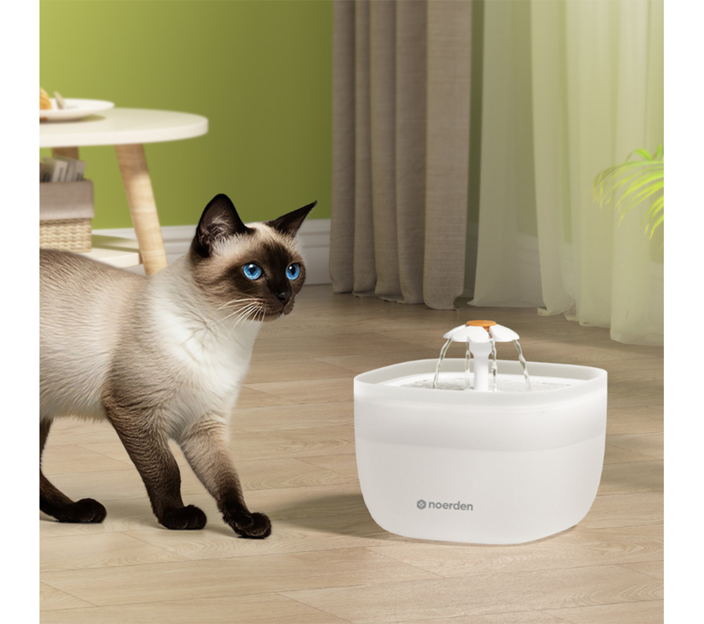 NOERDEN PawQuench Pet Water Fountain - White image number 9 of 15