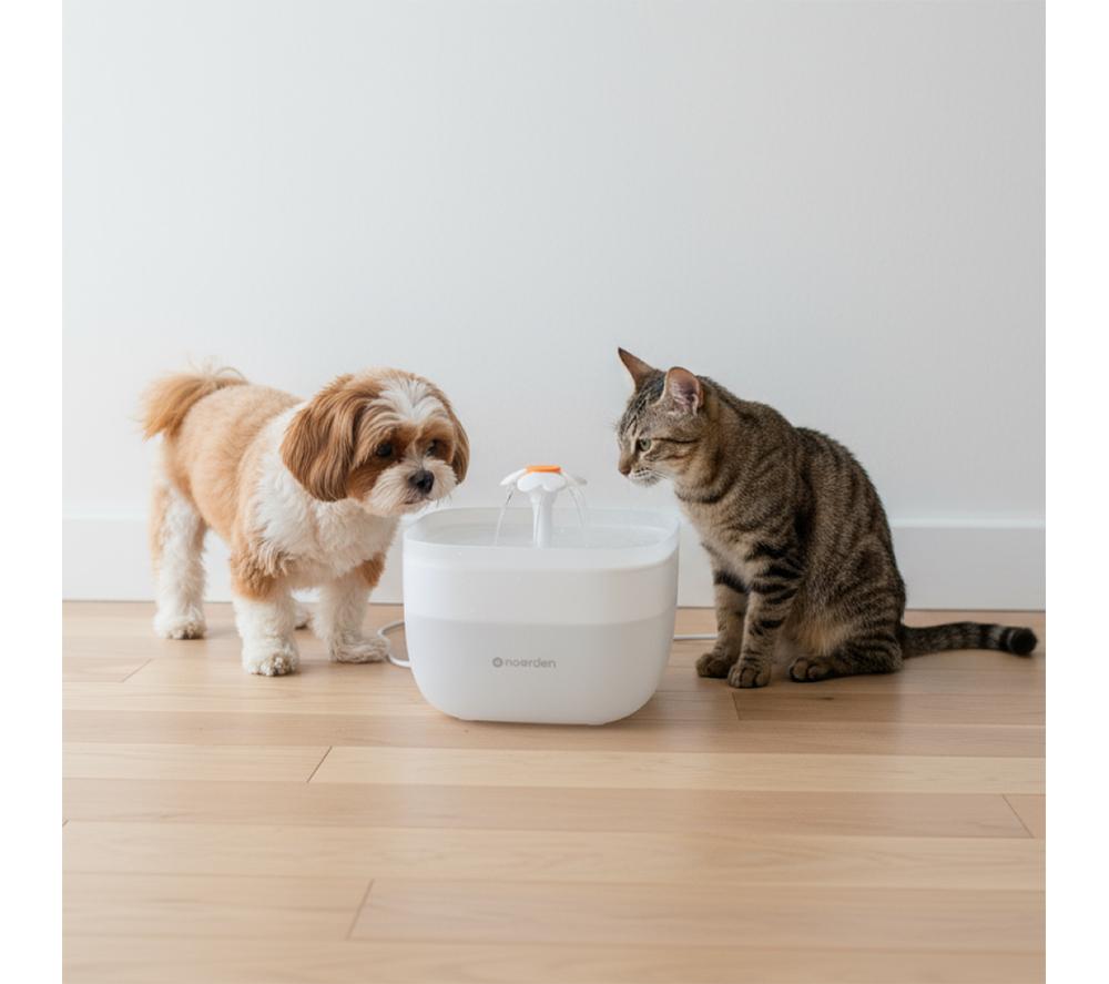 NOERDEN PawQuench Pet Water Fountain - White image number 12 of 15