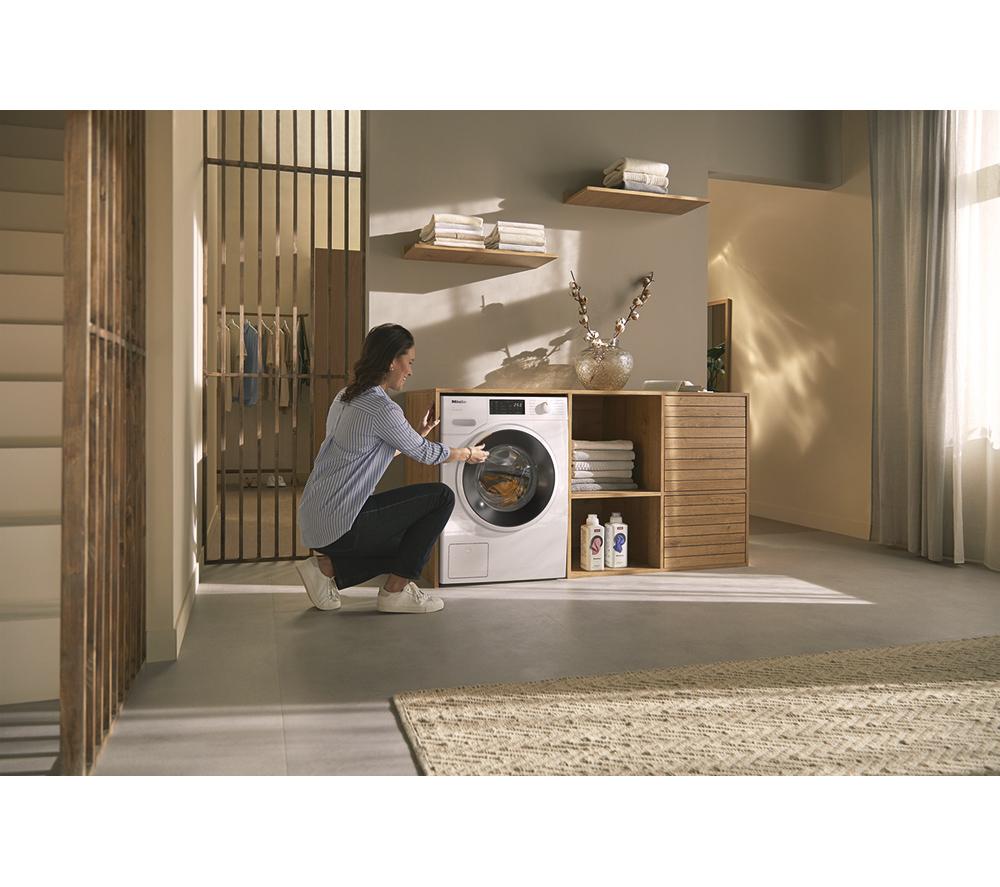 MIELE PWash WWB360 WCS WiFi-enabled 8 kg 1400 Spin Washing Machine - Lotus White image number 8 of 20