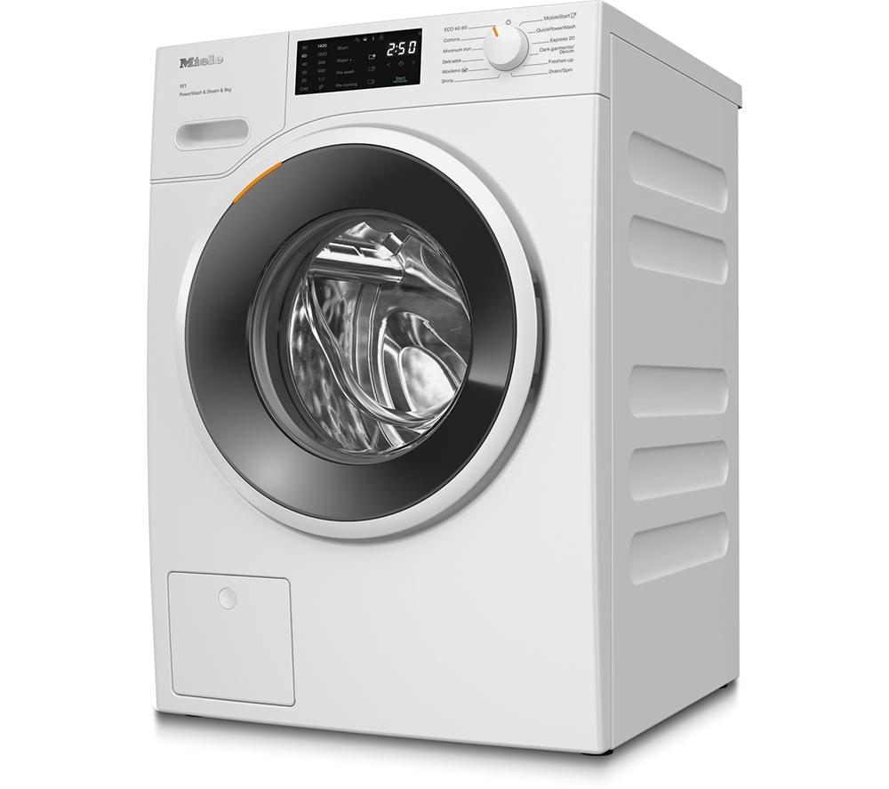 MIELE WWD380 WCS PWash&Steam WiFi-enabled 9 kg 1400 Spin Washing Machine - Lotus White image number 3 of 21