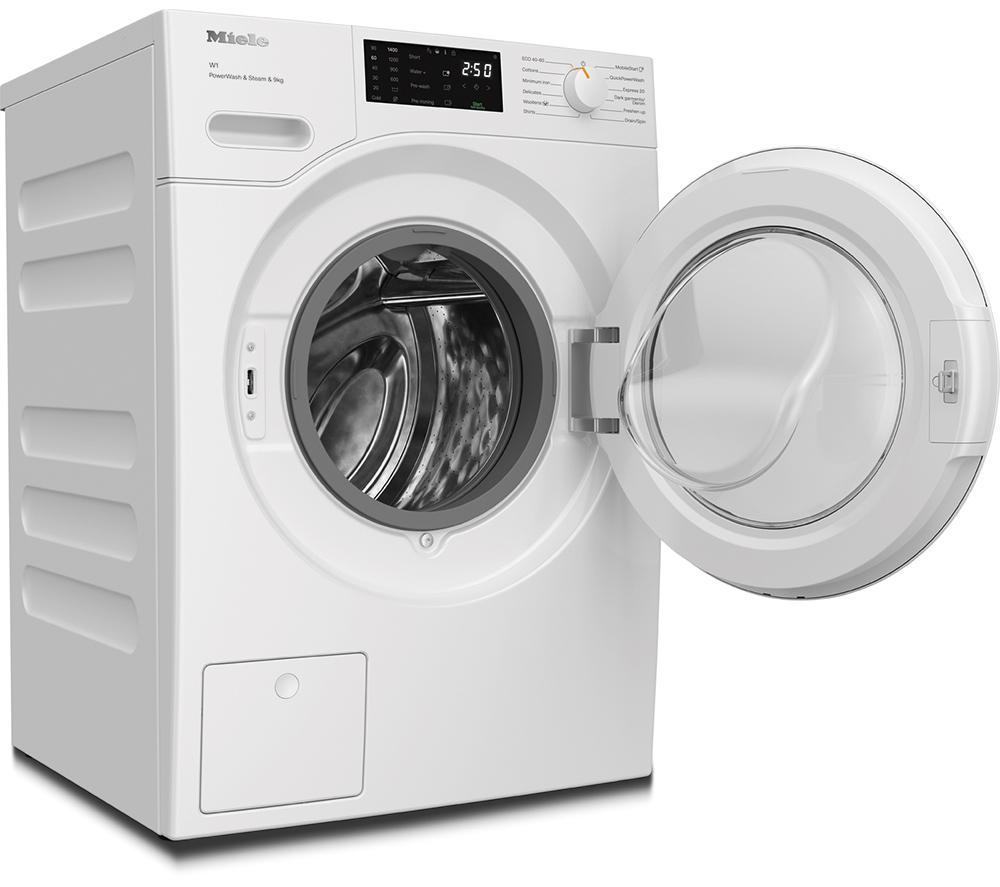 MIELE WWD380 WCS PWash&Steam WiFi-enabled 9 kg 1400 Spin Washing Machine - Lotus White image number 4 of 21